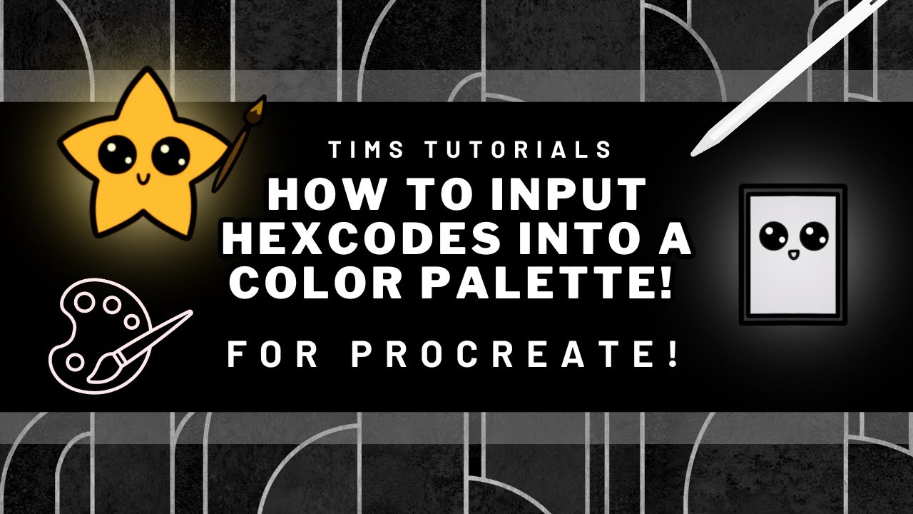How to enter HEXCODES into procreate/ Compact Palette View!