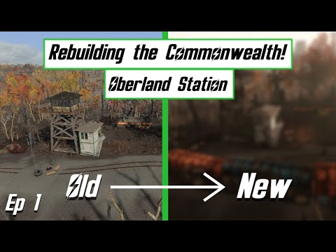 Wiederaufbau des Commonwealth! | Modifizierter Siedlungsbau in Fallout 4 | Oberland Station | Fol...