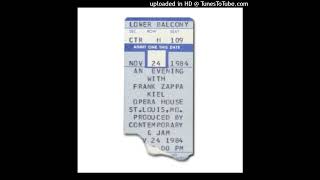Frank Zappa – Hot Plate Heaven At The Green Hotel, Kiel Opera House, St Louis, MO, November 24, 1984