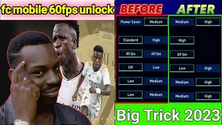 how to unlock graphics settings in fc mobile ll fc mobile 60fps unlock