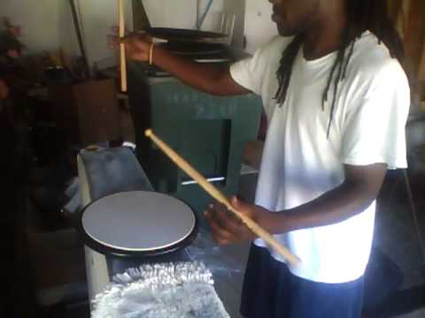 Paul Woods Choppin in the Garage!