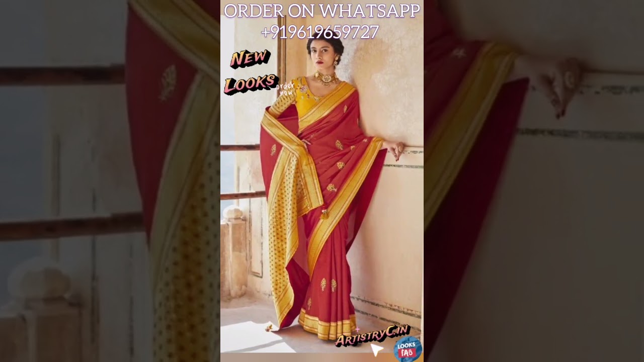 Latest Party Wear Saree 2025 Under Rs 1960 Like Akshara's? Whatsapp +919619659727