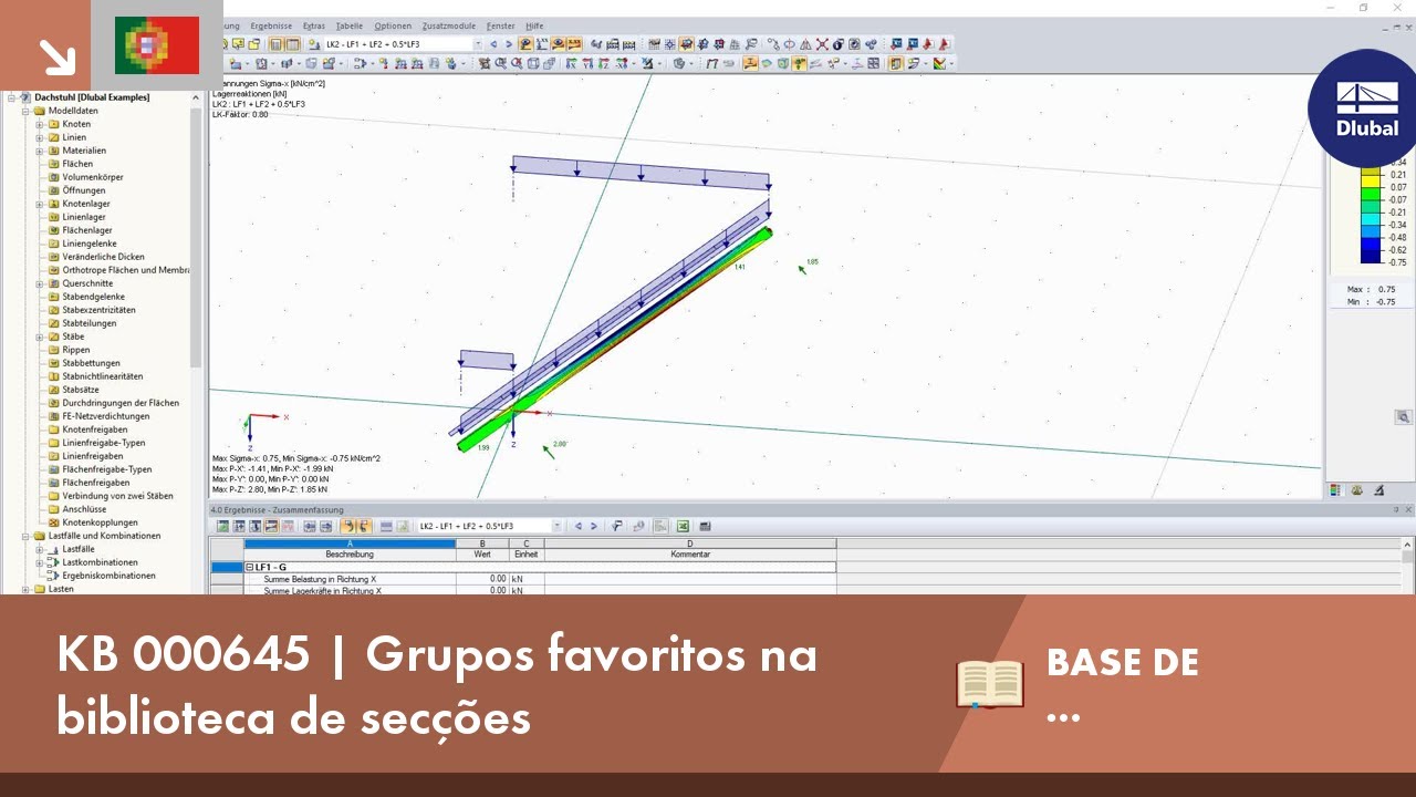 KB 000645 | Grupos de favoritos na biblioteca de secções transversais