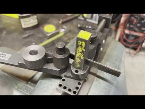 Bending 1/8” bars in Universal Bender