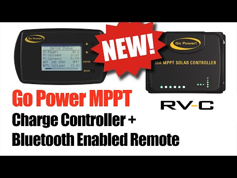 NEW! Go Power 30A MPPT SOLAR CONTROLLER + RV-C REMOTE - FINALLY! #GoPower