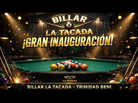 Hoy nos toca Amenizar aqui en el BILLAR LA TACADA - INAUGURACIÓN Trinidad Beni.