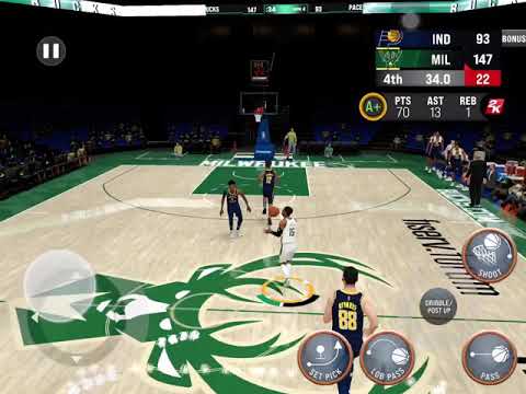 NBA 2K22 Mobile In Game Self Alley oop