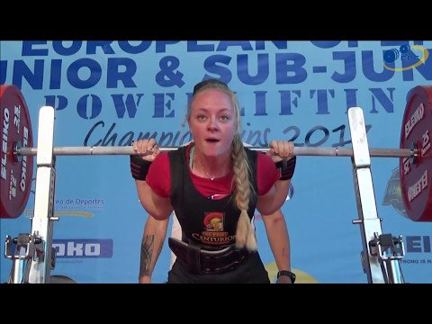 Junior Women, 43 to 57 kg - European Equipped Powerlifting Championships 2017