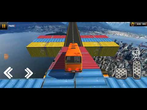 Bus Driving Games - Bus Stunts Driver 2022  Mega Ramp Mode  Android GamePlay