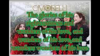 Joy To The World - Cimorelli (Lyrics)