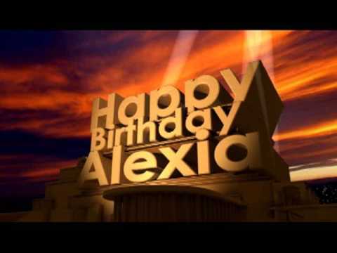 Happy Birthday Alexia