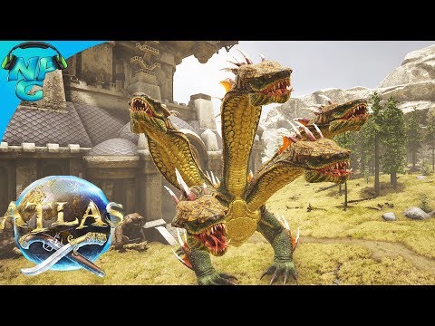 ATLAS - Fighting the Mighty Hydra and Testing All Types of Weaponry for Base Defense! E17