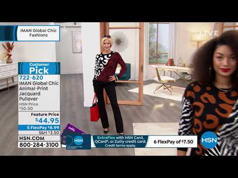 HSN | IMAN Global Chic Fashions 08.24.2021 - 03 PM