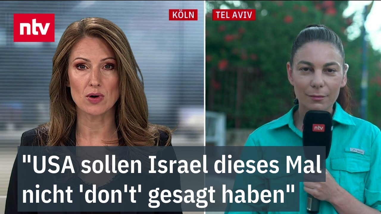 Vergeltung nach Angriff des Irans? - "USA sollen Israel dieses Mal nicht 'don't' gesagt haben"| ntv