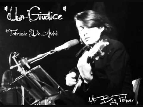 Fabrizio De André - "Un giudice"