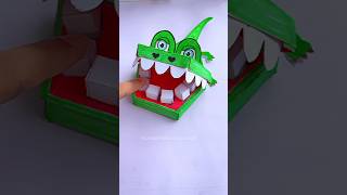 🐊 let&#39;s do it (crocodile game) #shorts #tonniartandcraft #youtubeshorts #love #art #craft