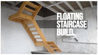 Making a Floating Staircase - Woodworking