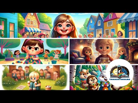 Iltasatukokoelma: Kiukkupäivä, kiltteyspurkki, lelukirpputori, karkkipäivä ja putoavat jäätelöpallot