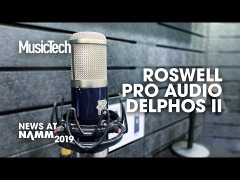 Affordable boutique mic from Roswell Pro Audio: Delphos II #NAMM2019