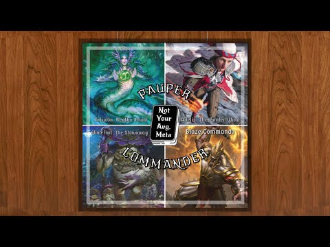 NYAM EP. 5: Tatyova vs Adeliz vs Blaze Commando vs Slimefoot MTG Pauper EDH