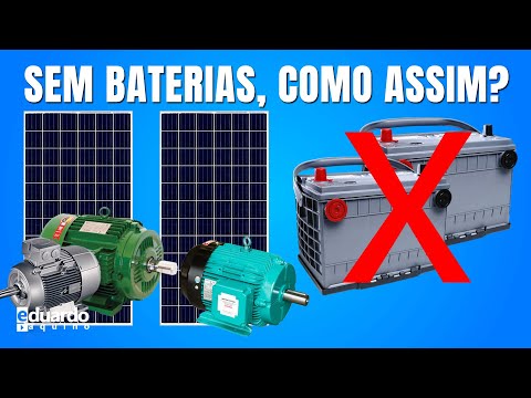 MOTORES na PLACA SOLAR Sem BATERIAS e Sem INVERSOR de TENSÃO
