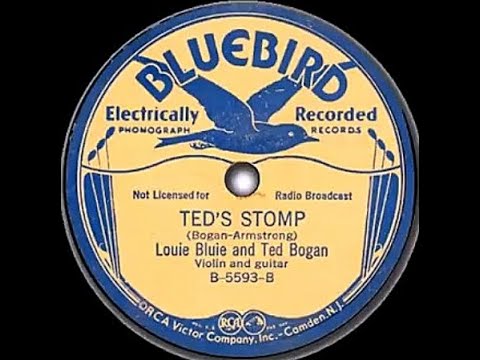 Thumbnail for Louie Bluie & Ted Bogan - Ted's Stomp (1934) [Country Blues Instrumental] by Ted Bogan