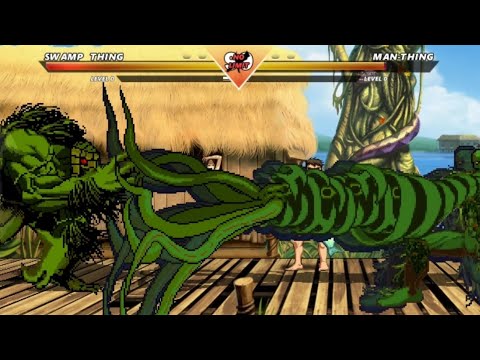 SWAMP THING vs MAN THING - The highest level of exciting fight !