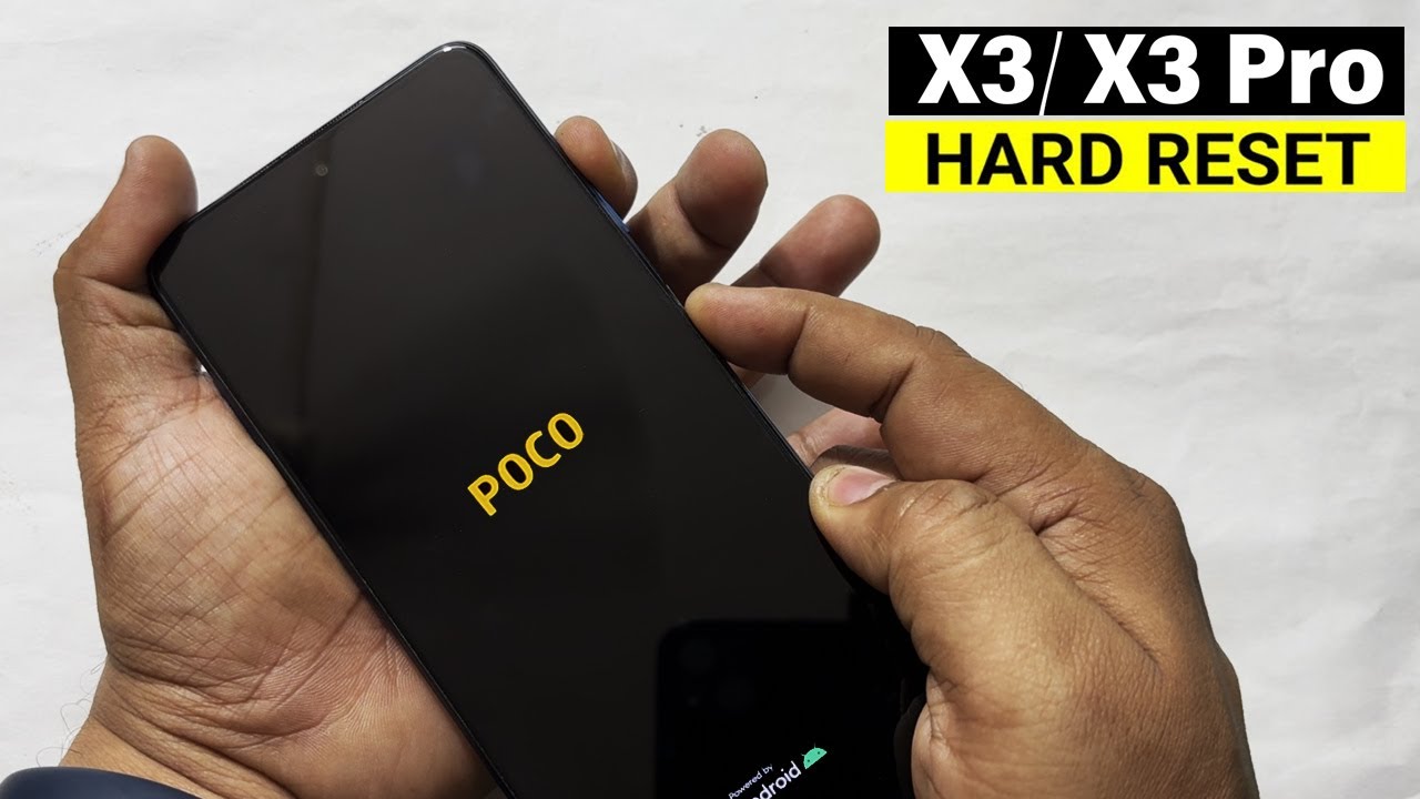 POCO X3/ X3 Pro - Hard Reset | Forgot Password | Screen Unlock 🔓 🔓🔓