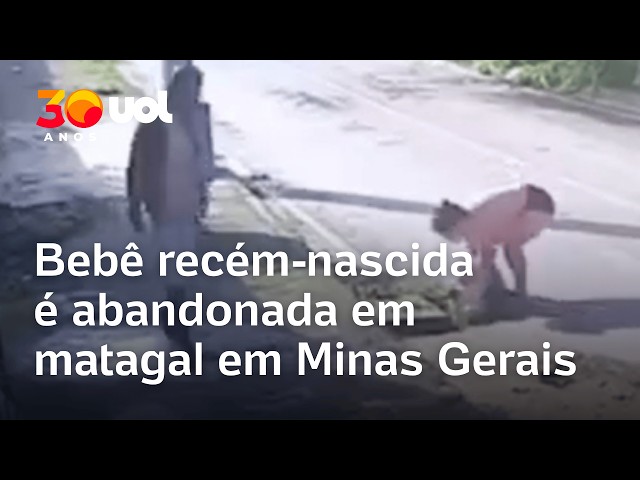 Casal é preso por abandonar recém-nascida em MG; bebê foi amamentada por PM