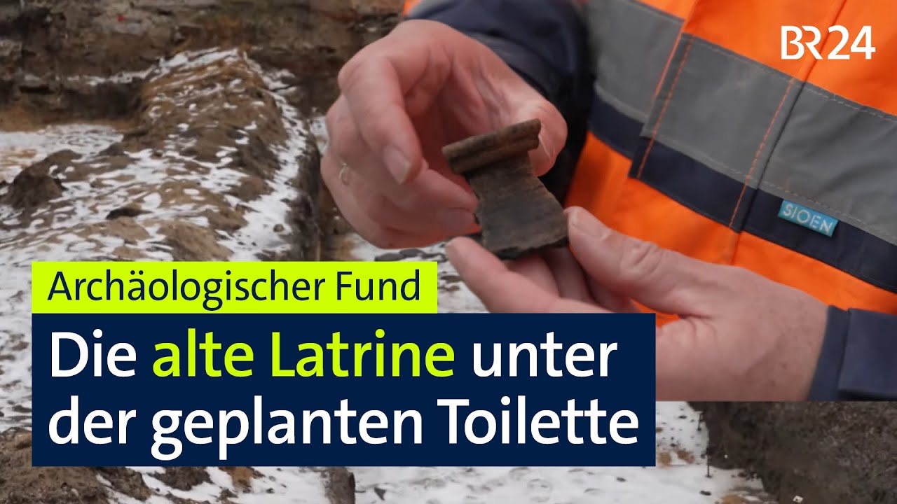 Archäologie Neumarkt: Die alte Latrine unter der geplanten Toilette | Abendschau | BR24