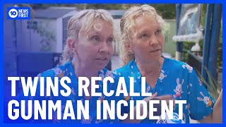 Twins Recall Mother’s Terrifying Run-In With Alleged Gunman In Queensland | 10 News First