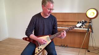 Video thumbnail for Diamonds And Rust by Judas Priest - Guitar Tutorial - Gibson Flying V Medallion - Maxon VJR9 by Seven & Steve ́s Guitar Talkshow