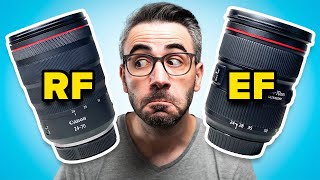 Video thumbnail for Canon RF 24-70 f2.8 versus EF 24-70 f2.8 by VideoMakerTwist