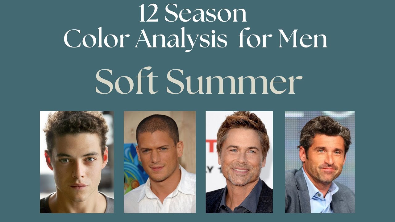 Seasonal Color Analysis for Men: Soft Summer