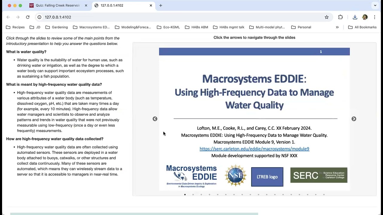 Macrosystems EDDIE Module 9: Guide to Module