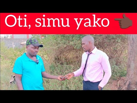 Afande Alex sanitizes simu ya Oti💯🙌 Anaficha kitu? 