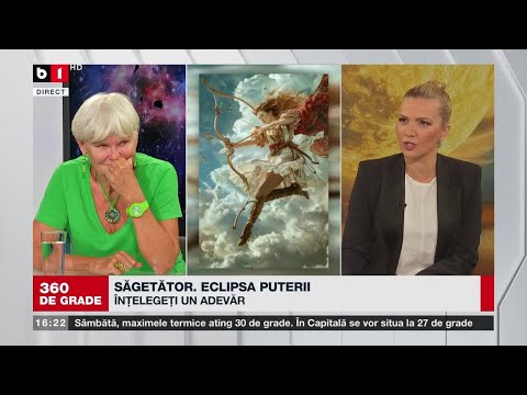 360 DE GRADE CU ALINA BĂDIC. HOROSCOP SĂPT. 21-27 SEPT 2025..Invitată: Monica Tatoiu. P2/2