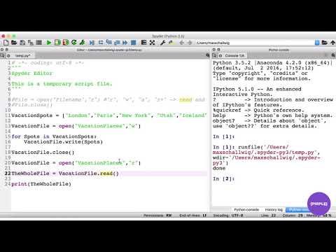 File Input And Output Io In Python 3 Python Is Easy