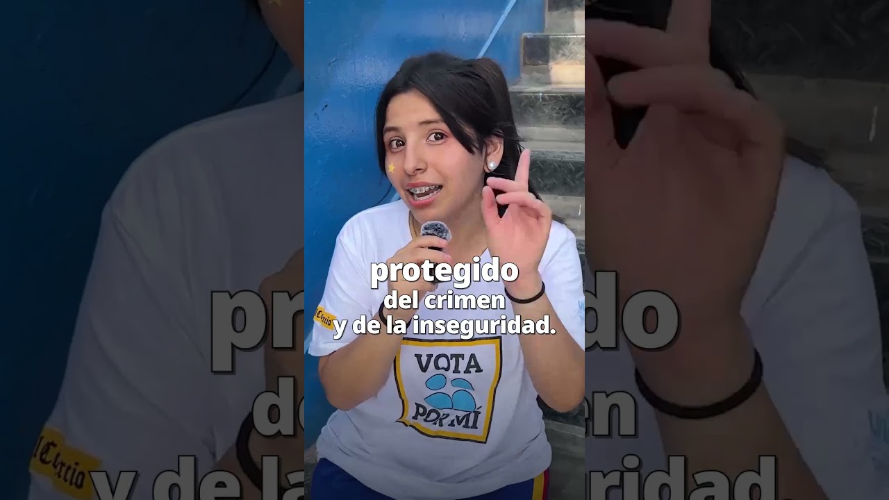 #VotaPorMí2026 | Ningún niño, niña o adolescente debería vivir con miedo en su propio barrio