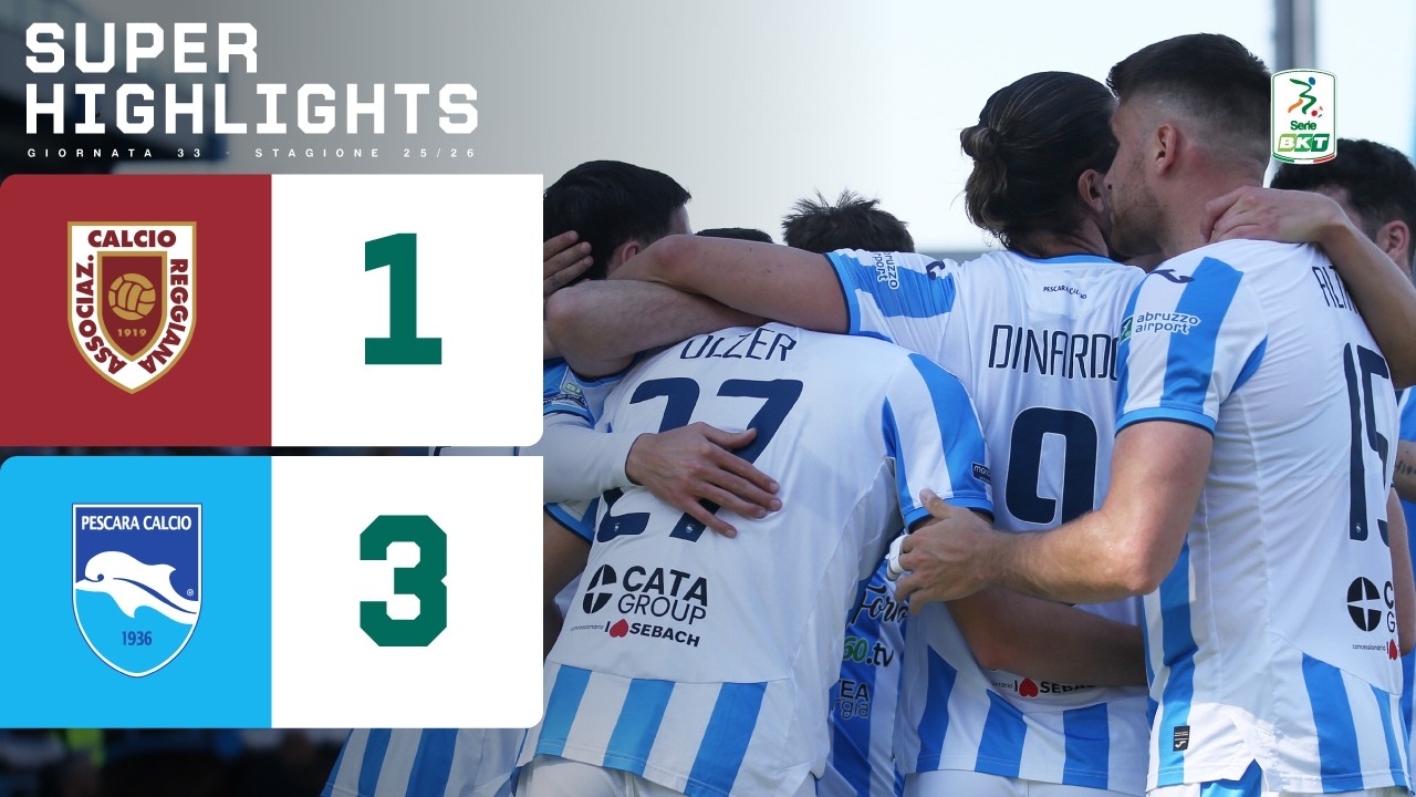 Reggiana vs Pescara Highlights