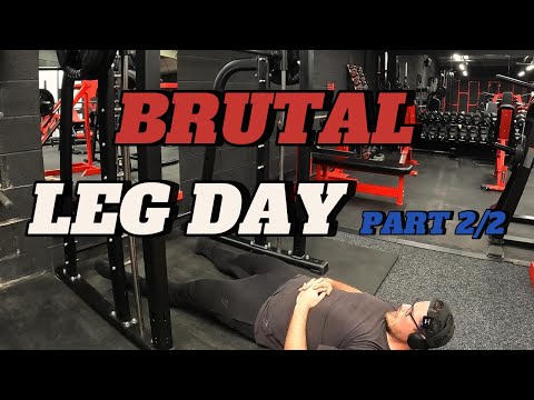 Spring Cut - Day 29 - BRUTAL Leg Day +Arms Part 2/2