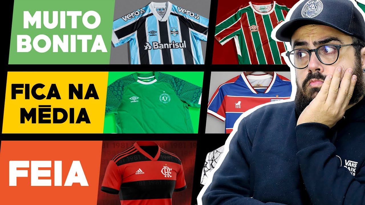 A CAMISA do FLAMENGO é FEIA | TIERLIST das CAMISAS DE TIME mais BONITAS DO BRASIL