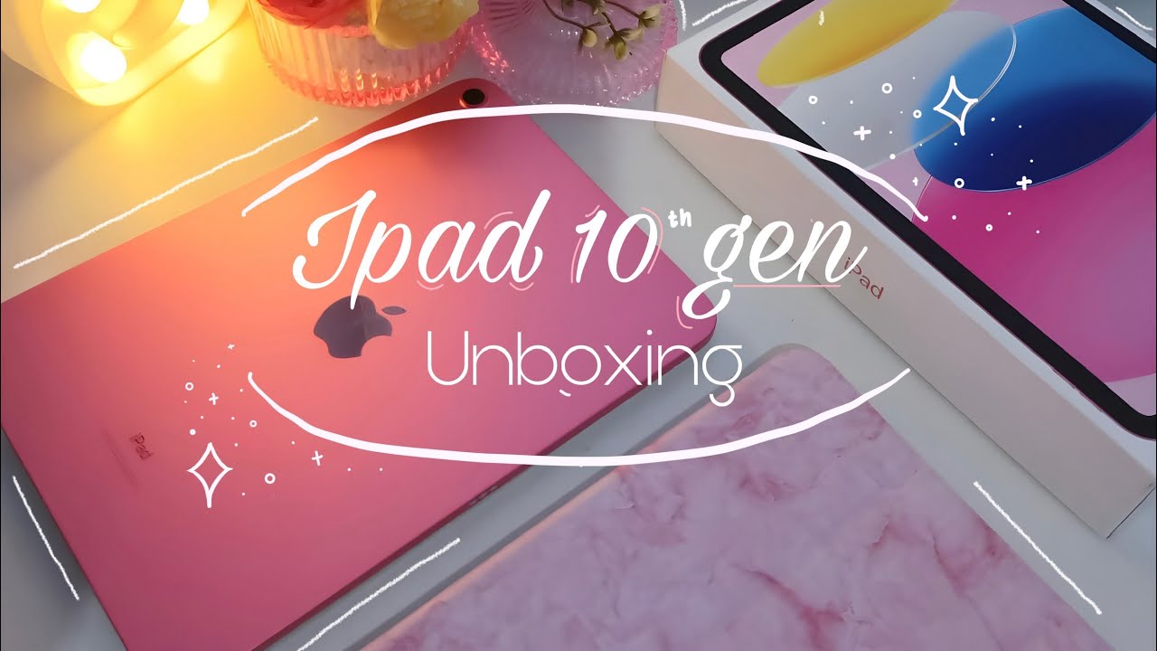 Cozy Ipad 10th Gen Pink 🎀 unboxing  (ASMR unboxing)