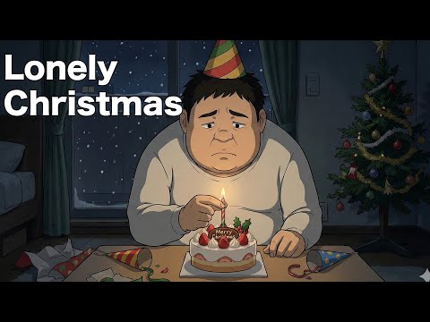 A lonely Japanese salaryman Christmas
