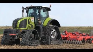 preview picture of video 'Claas Axion 950, 405 PK  op  SoucyTracs,Westerhof *HD*'