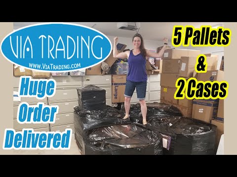 Via Trading Huge Delivery - 5 Pallets & 2 cases - Why did I buy so much? How do they Deliver?