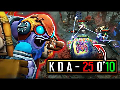 OMG! GENIUS TINKER Insane Fast Hand 25-KILLS 0-DEATH+RAMPAGE!!!  Dota 2 7.29b Patch.