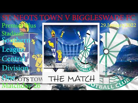 ST. NEOTS TOWN V BIGGLESWADE FC 29.JANUARY.2022