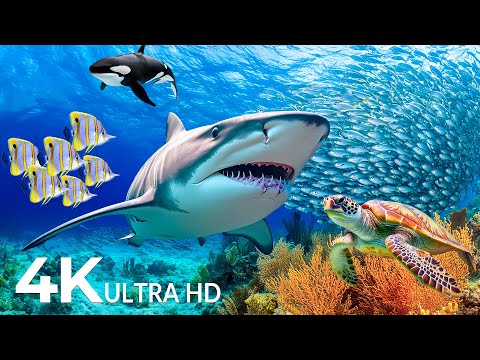 Oases of the Sea 4K ULTRA HD | Amazing Underwater World of the Red Sea - Deep Sleep Meditation Music
