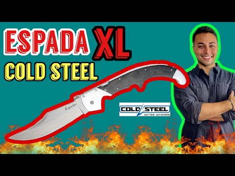LARGEST FOLDING KNIFE EVER?! NEW (GSM) ESPADA XL COLD STEEL | EDC ESSENTIAL | UNBIASED REVIEW